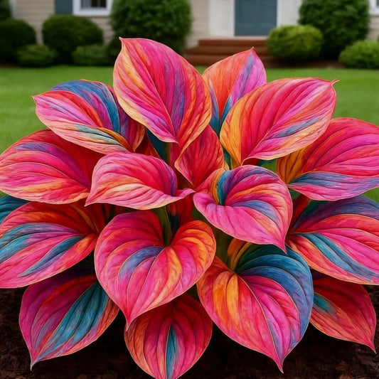 Multicolor Hosta Seeds with Plant Growth Serum Free