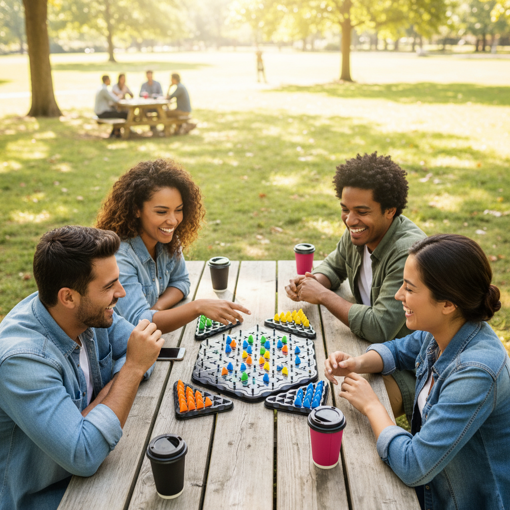 Chain Triangle Chess Game