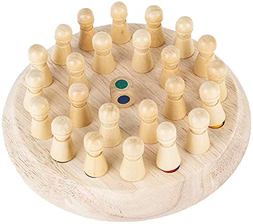 Wooden Memory Chess Board Game